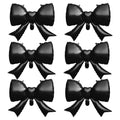 6 Pack 21-Inch Aluminum Foil Balloons with Bow Ties for Parties & Celebrations