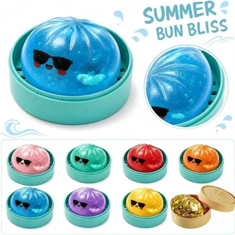Soft Squishy Halloween Ghost Dumplings - Slow Rebound Stress Relief Toy