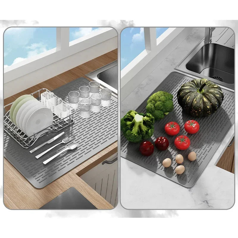 Silicone Induction Cooktop Protector Mat Heat-Resistant Non-Slip Kitchen Cover