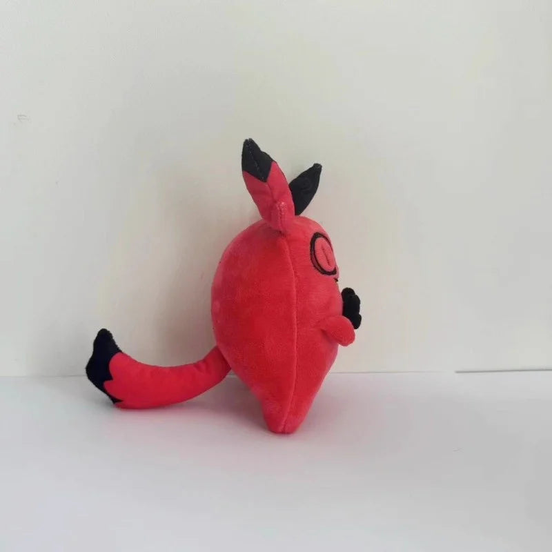 45cm Hazbin Hotel Cat Alastor Plush Doll Cartoon Soft Pillow for Decor & Gifts