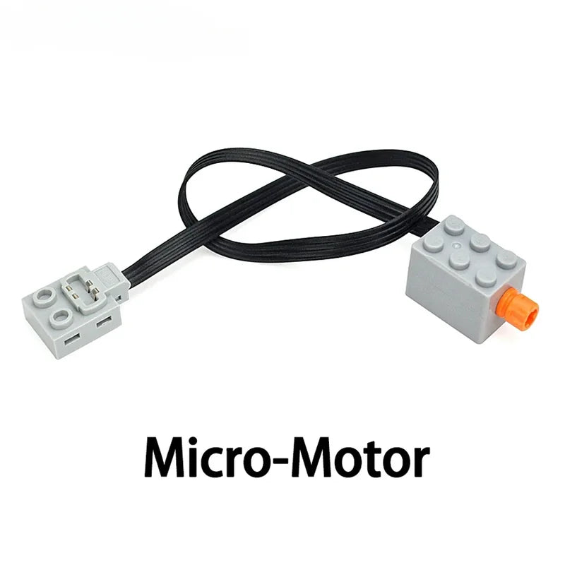 Mini Power Motor for Building Blocks - Compatible with Lego, 24x16mm, 1/2/4pcs