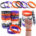 Halloween Silicone Wristbands Kids Gifts Treat Carnival Ghost Pumpkin Party Favors