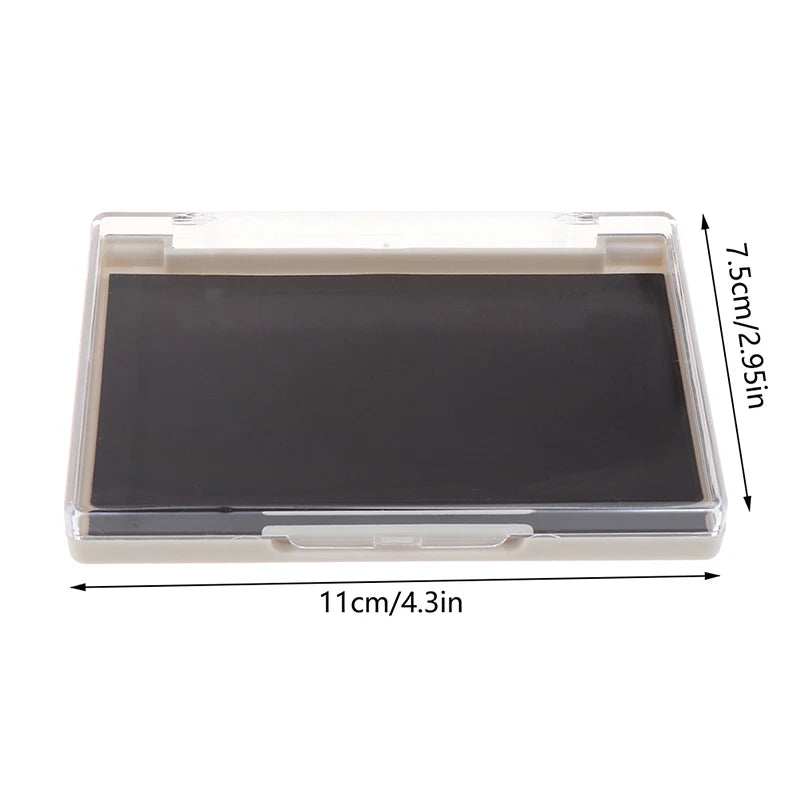 Magnetic Makeup Palette Empty Black Plastic Compact for Eyeshadow Blush & Powder