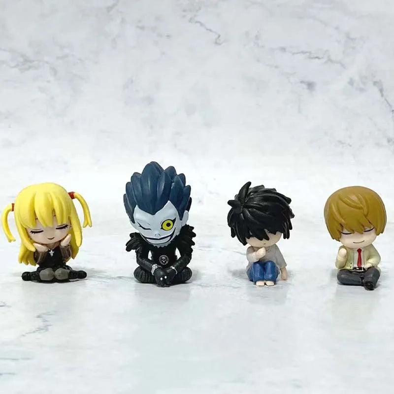 Q Version Death Note Action Figure Collectible PVC Toy Light Ryuk L
