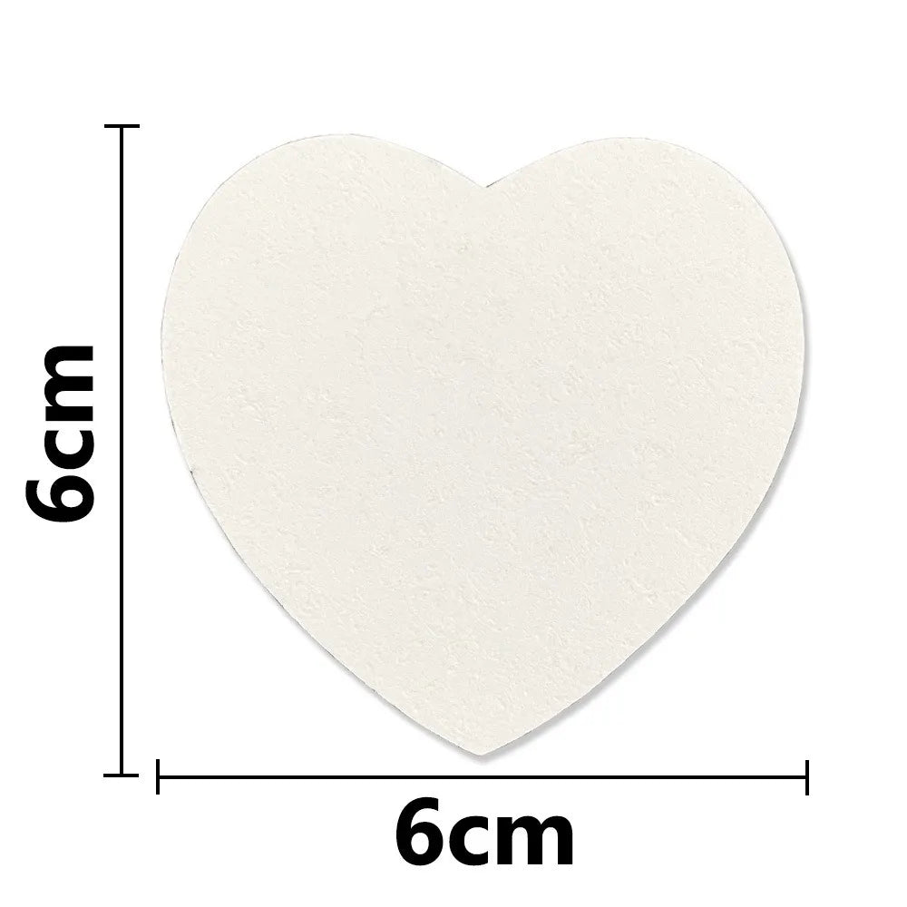 Puffy Texture Art Paper 10-Pack - Water-Activated 6-6.8cm Round Craft Sheets