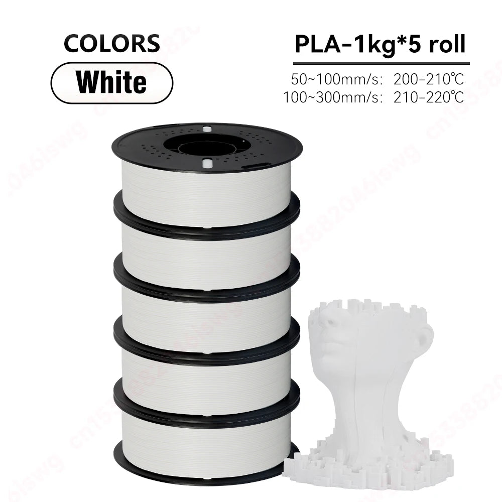 5kg 10kg PLA PETG 3D Printer Filament Spool - No Bubble, 1.75mm Plastic Material