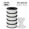 5kg 10kg PLA PETG 3D Printer Filament Spool - No Bubble, 1.75mm Plastic Material