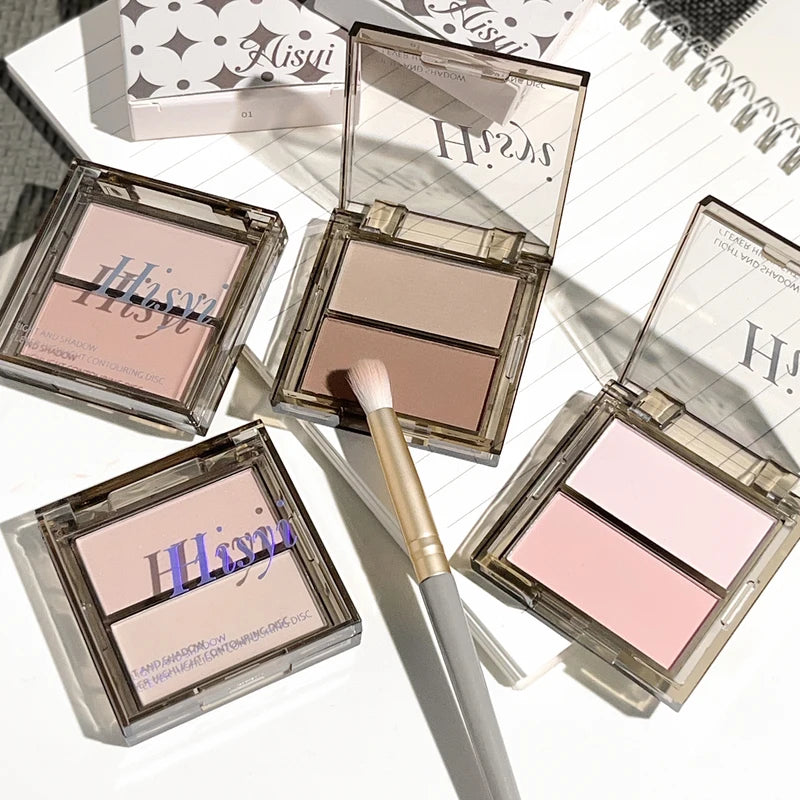 Multi-Function Contour & Highlight Makeup Palette with Matte and Shimmer Shades