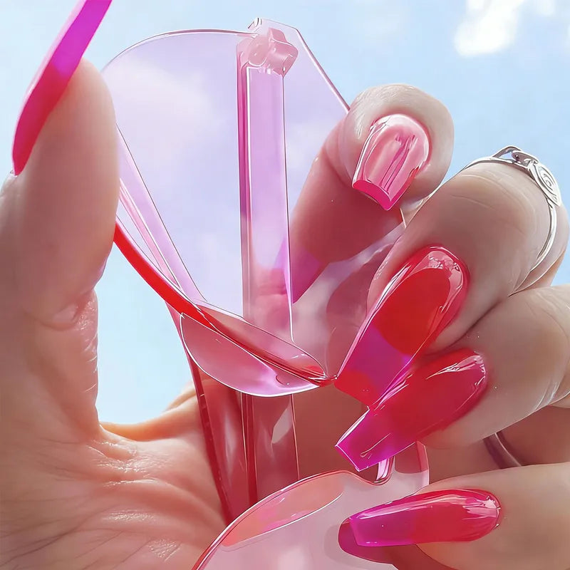 Jelly Gel Nail Polish Set - Colorful Translucent UV LED Curable Nail Art Kit