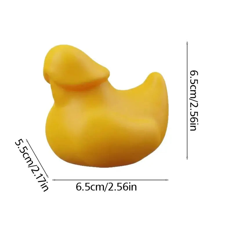 Funny Duck Doll Decoration - Small Yellow Car Interior Ornament for Office Desk