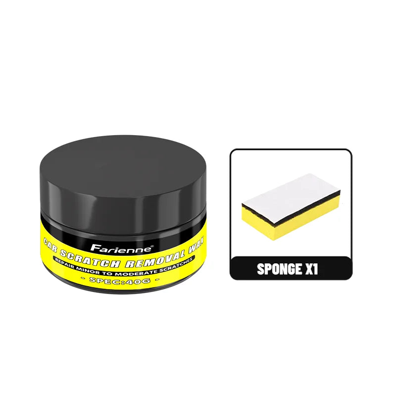 Car Scratch Removal Wax 40g - Auto Paint Polishing Restorer for Fine Scratches & Water Marks
