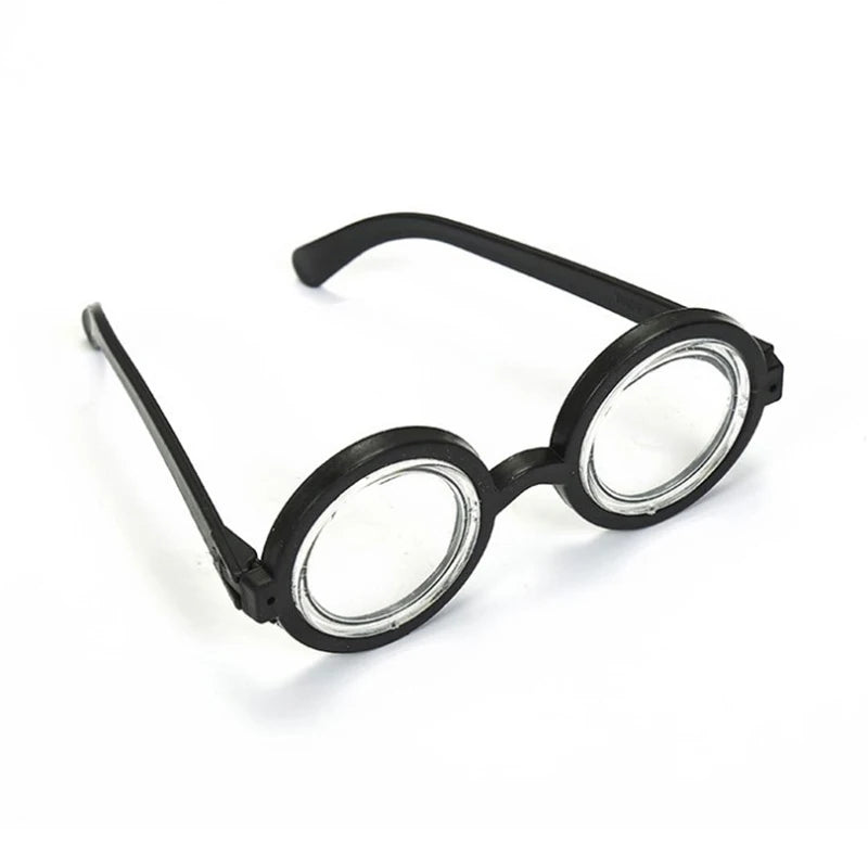 Round Plastic Glasses Costume Accessory for Halloween Party Kids Teens