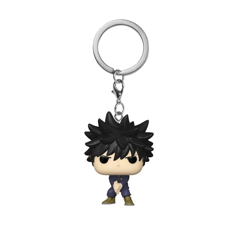 Anime Style Pocket Keychain Action Figures Collection - Gojo Megumi Yuji Nobara PVC Toy