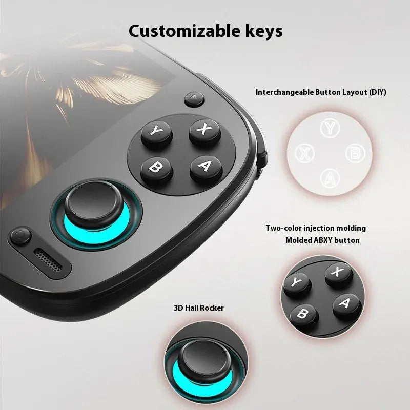 Retroid Pocket 5 Handheld Gaming Console 5.5'' AMOLED Screen Android 13 RGB Lighting