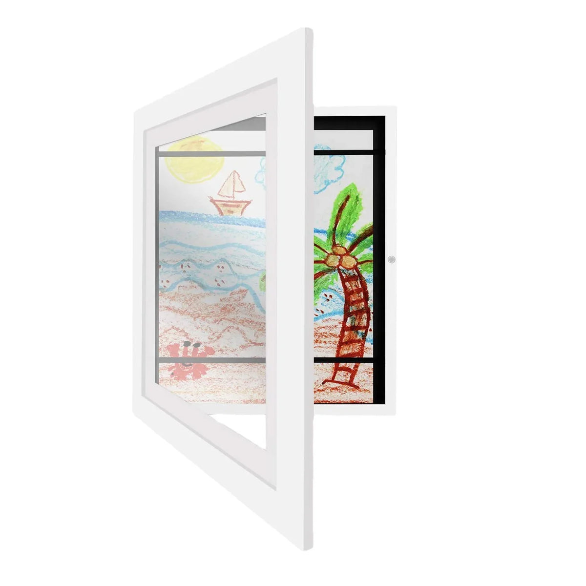 Children's Art Display Frames Wooden A4/6 Inch Reusable Photo & Artwork Holder