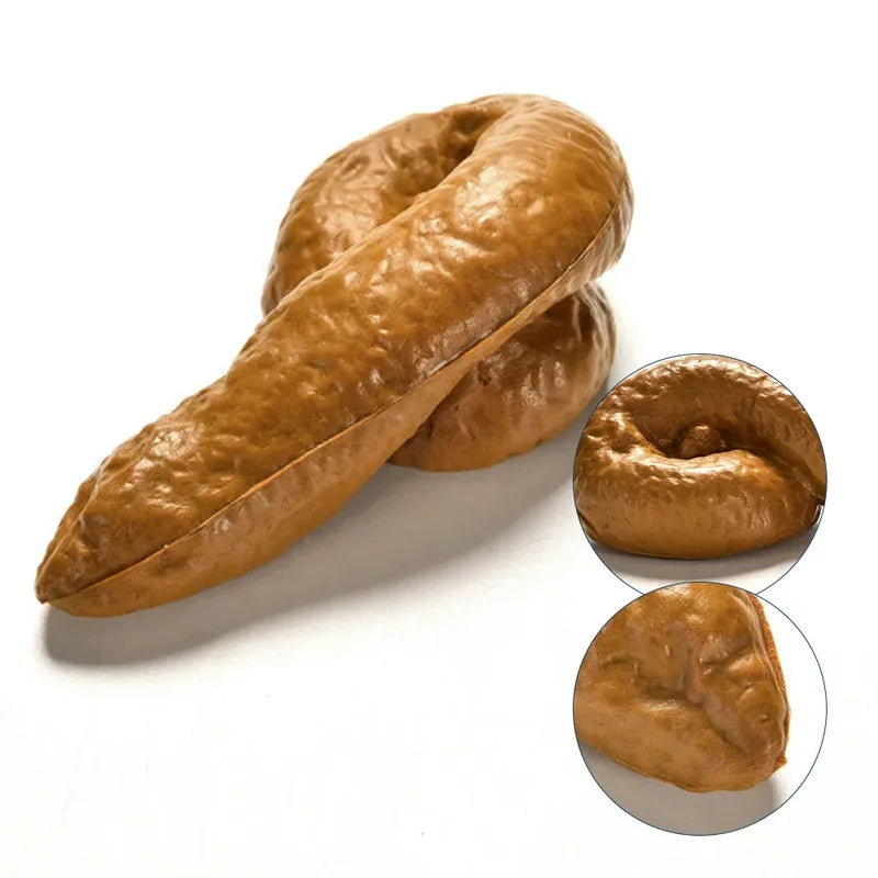 Realistic Fake Poop Prank Toys - 3 Pieces Funny Gag Joke Props