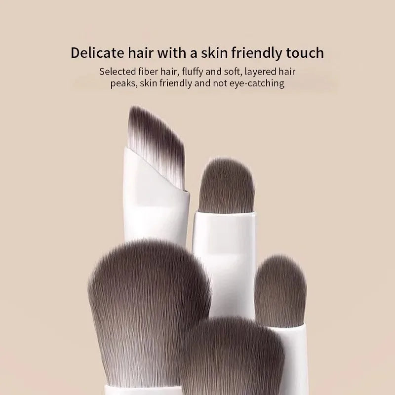 Premium Eye Makeup Brush Set - Soft Synthetic Bristles for Eyeshadow & Eyeliner, 5/8/10 Pieces