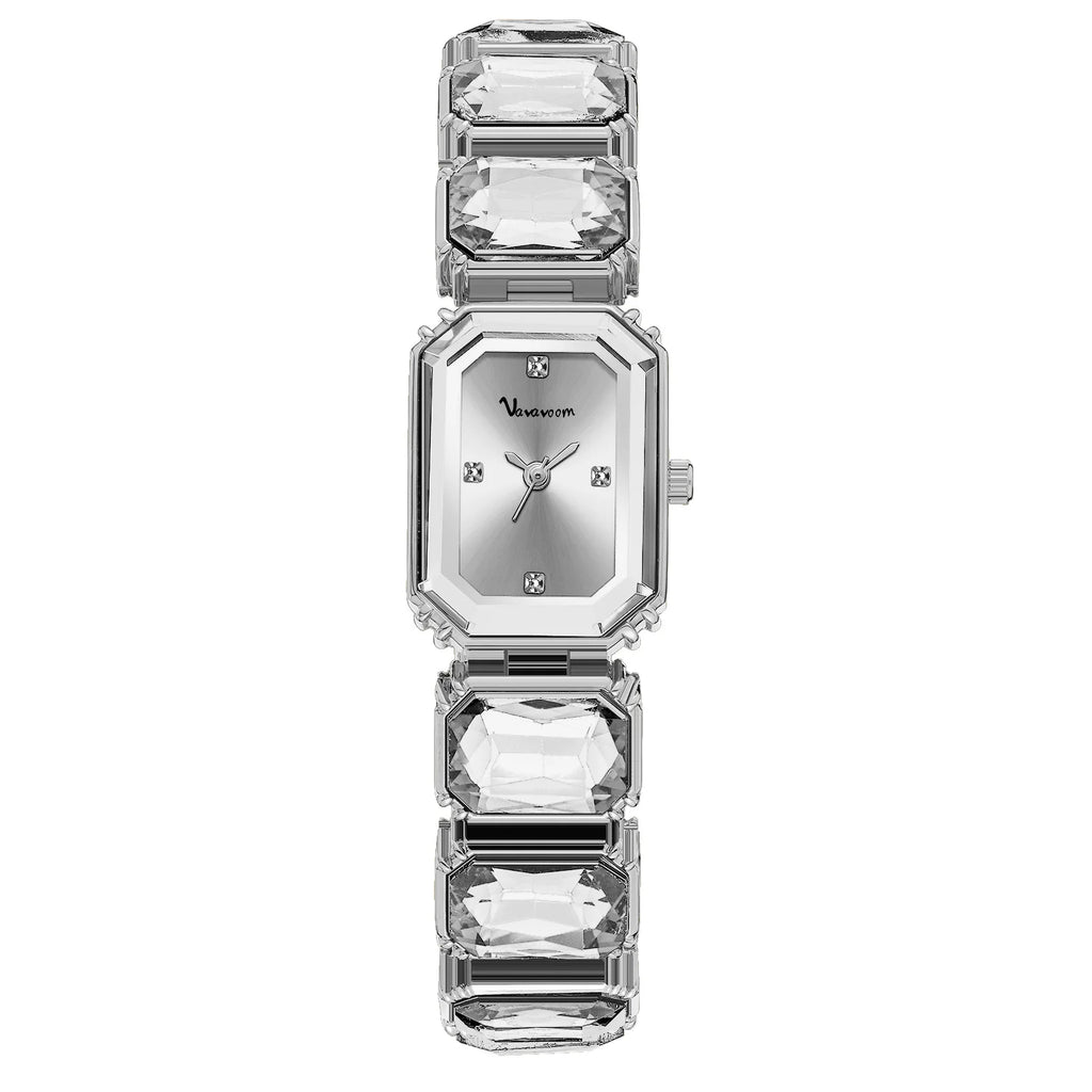 Luxury Women’s Square Dial Quartz Watch with Bracelet Strap - Small Gold Silver Pink Green