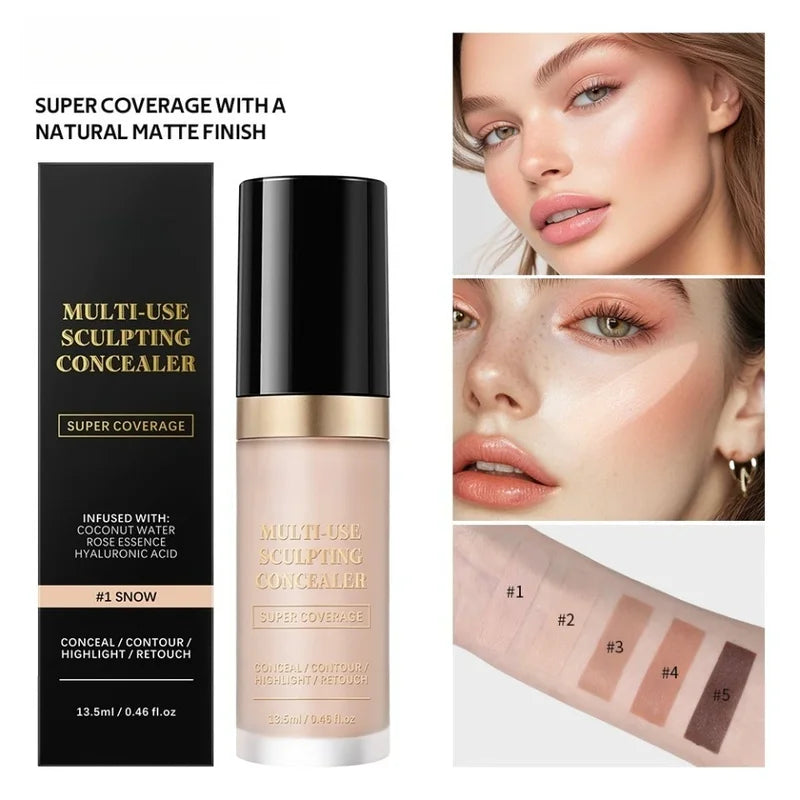 Multi-Use Concealer Cream Oil-Free Long Lasting Hydrating Face Makeup