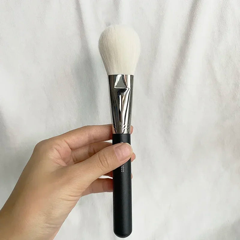 Large Flat Powder Blusher Brush for Face Makeup – Silky Synthetic Hair Paddle Shape