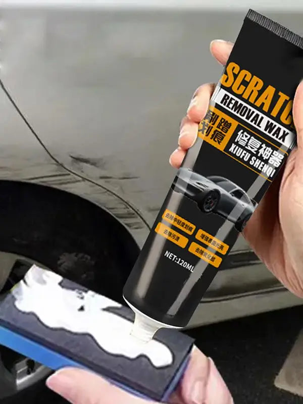 Car Scratch Repair Wax 120ml - Surface Restoration and Gloss Enhancement