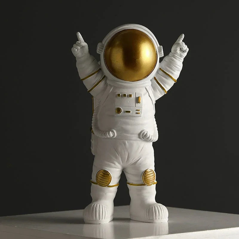 3-Piece Astronaut Desktop Decoration Set - Cute Model Little Astronauts for Car & Home