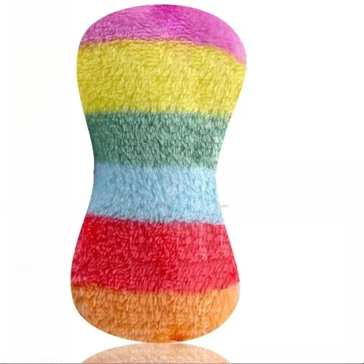 Durable Plush Dog Toy with Squeakers and Crinkle Sound - No Stuffing, Chewable Pet Toy