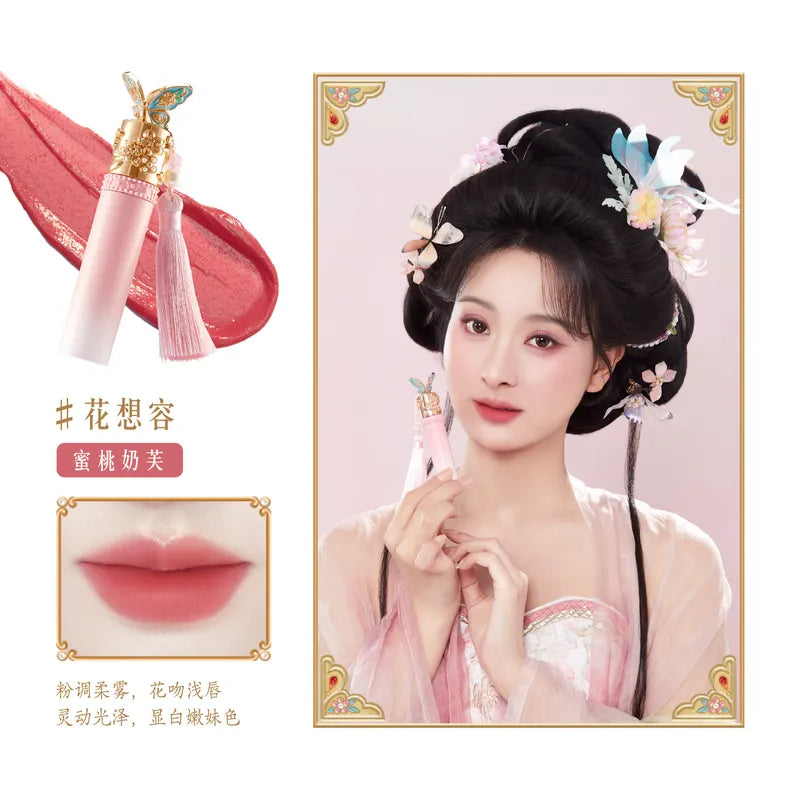Vegan Lip Gloss & Lipstick Set - Shiny Liquid Lip Color Makeup Kit for Women & Girls