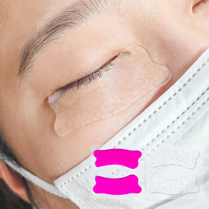 Reusable Silicone Eyelash Pad for Lash Extension - Bear Shaped Eye Makeup Tool