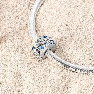 Sterling Silver Bead Charms for Bracelets DIY Jewelry Spacer Beads for Women