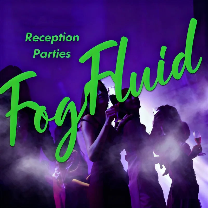 High Density Fog Machine Liquid - Long-Lasting Fog Juice for Events & Parties