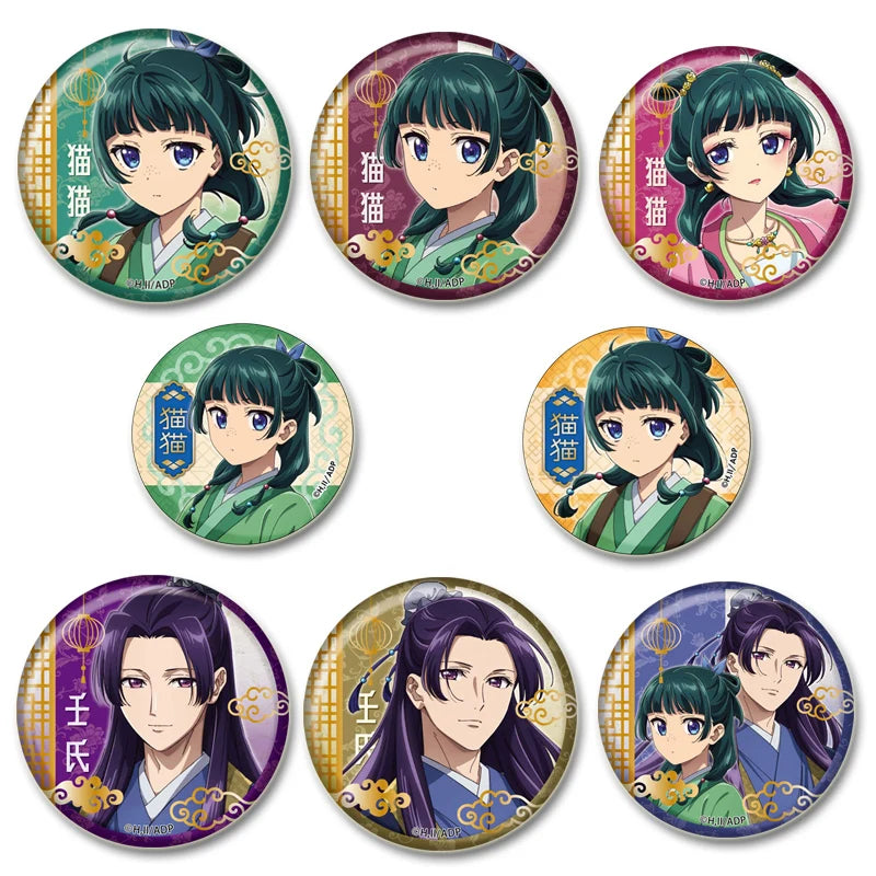 Anime Brooch Pins for Backpack & Clothing Decoration - Cartoon Lapel Badge Set