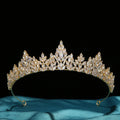Luxury Bridal Tiara Crown for Wedding & Prom - Cubic Zirconia Headpiece