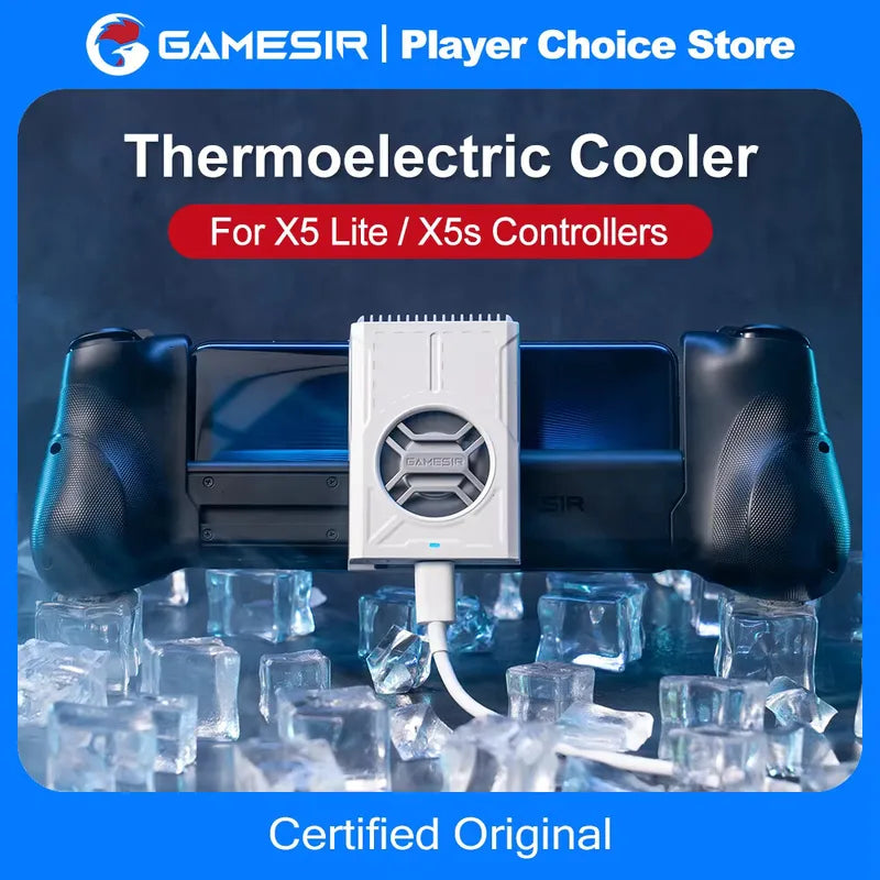 GameSir X5 Lite Bluetooth Gaming Controller Cooler with Adjustable Fan for Mobile Phones