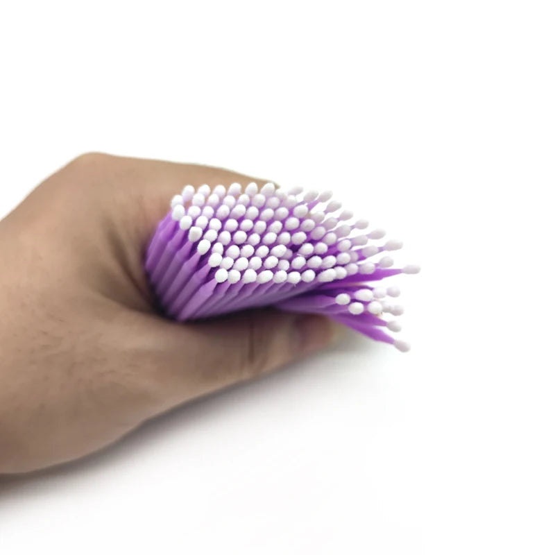 Paint Touch-Up Micro Brush Set for Auto Car Parts - 100pcs