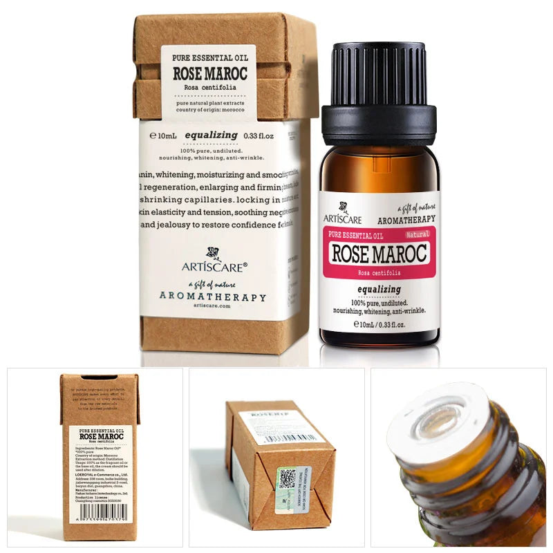 Natural Rose Essential Oil 10ml Hydrating Skin Care & Massage Oil