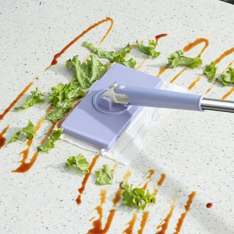 Indoor Quick Dry Dust Mop with Adjustable Handle for Home Cleaning