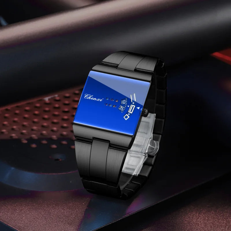 Men's Waterproof Stainless Steel Quartz Wristwatch - Sport & Fashion