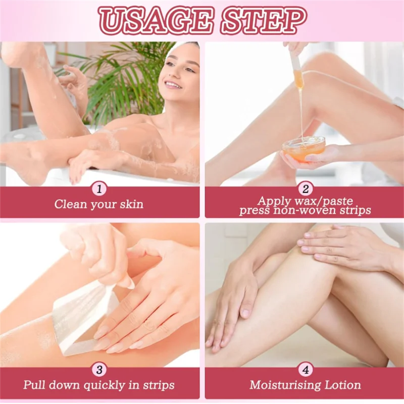 Nonwoven Wax Strips for Body Hair Removal Roll - 50m & 100m, Chemical-Free