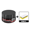 Car Rim Scratch Repair Wax 40G for Alloy Wheels Metal Oxidation Polish Paste with Sponge