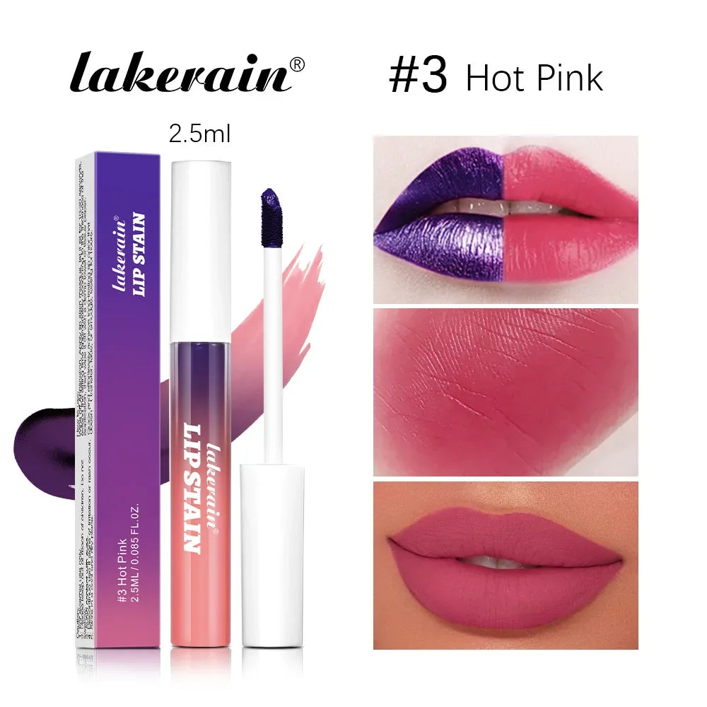 Matte Peel-Off Lip Stain - Waterproof Lip Tint & Lip Gloss - Long-Lasting Lip Makeup