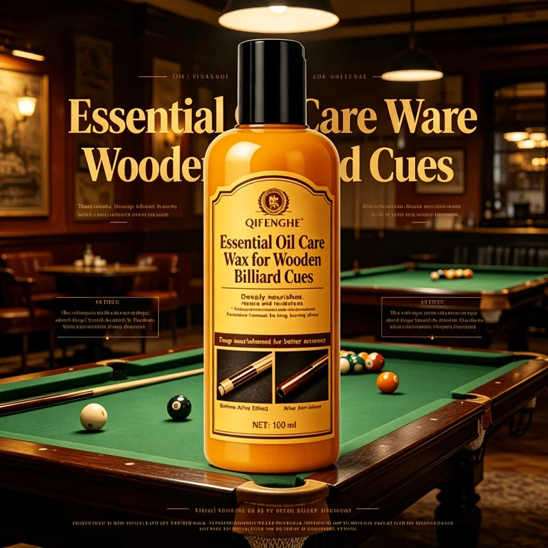 Wooden Billiard Cue Care Wax - Deep Nourishing Polishing & Restorer