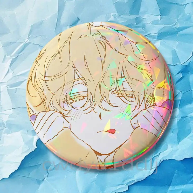 Cartoon Badge Pins Set - Round Brooches for Clothing, Bags & Accessories