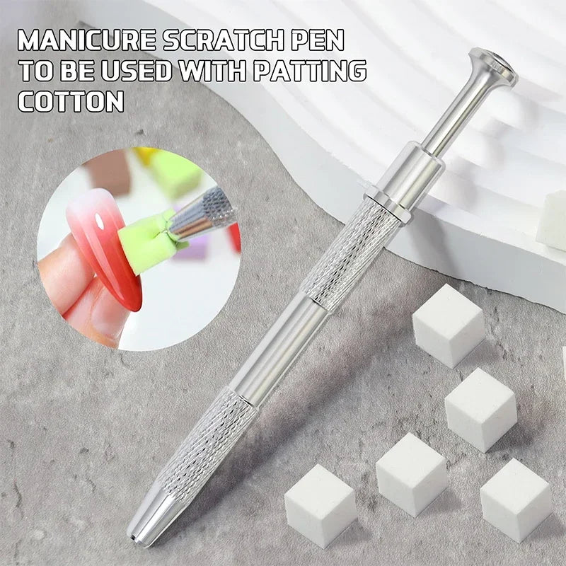 50Pcs Nail Art Sponge Set with Gradient Brushes and Manicure Tools