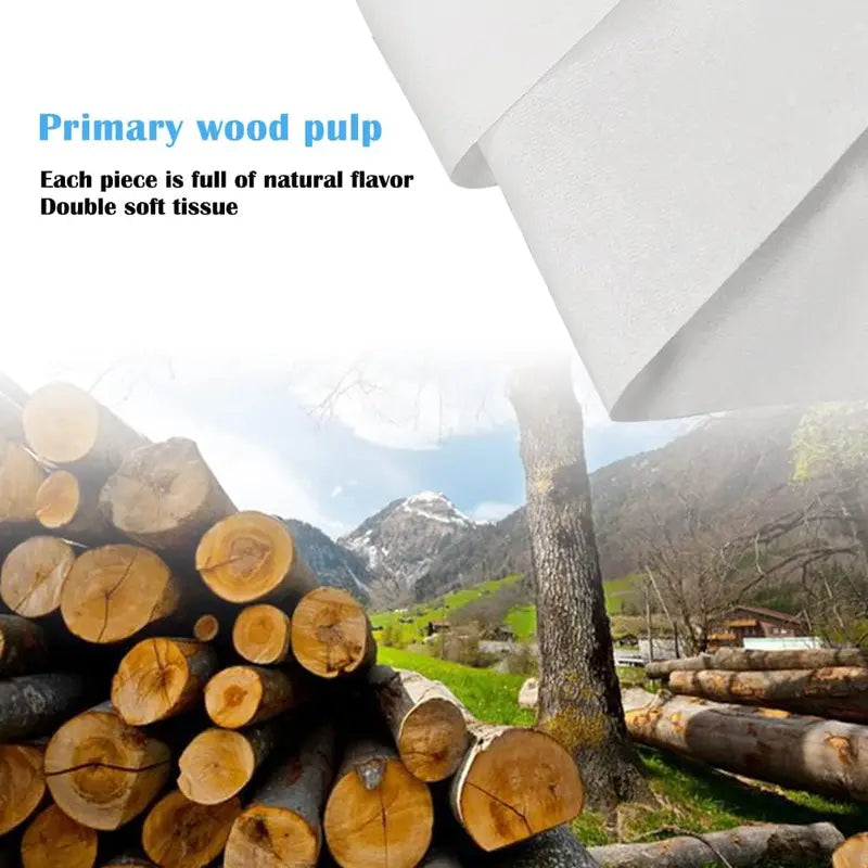 Car Tissue Refill Pack - Disposable Facial Tissues for Car & Travel, Soft & Comfortable, Multiple Sizes