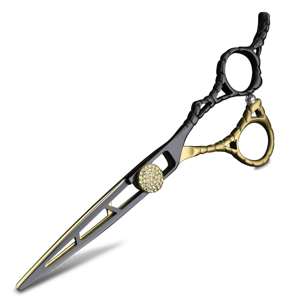 6-Inch Hair Cutting Scissors Thinning Hair Shears Barber Styling Tool