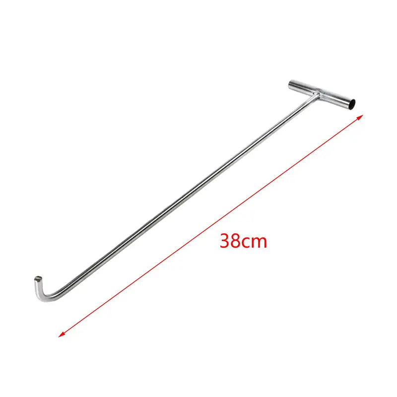 Heavy Duty Manhole Cover Lifter Hook Steel Utility Tool for Sewer Drain Opening