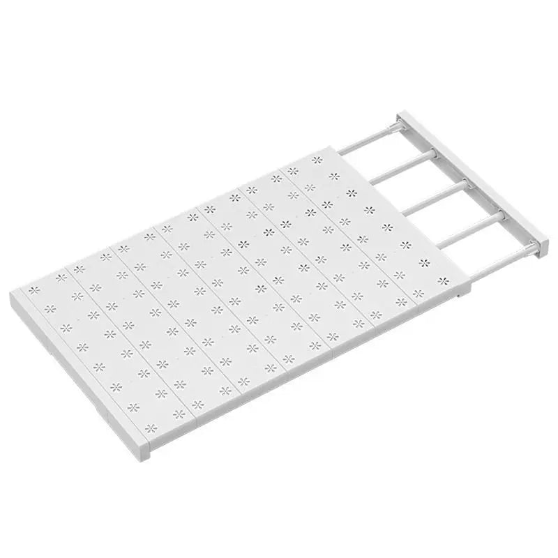 Expandable Multi-Layer Wardrobe and Kitchen Organizer with Punch-Free Mounting