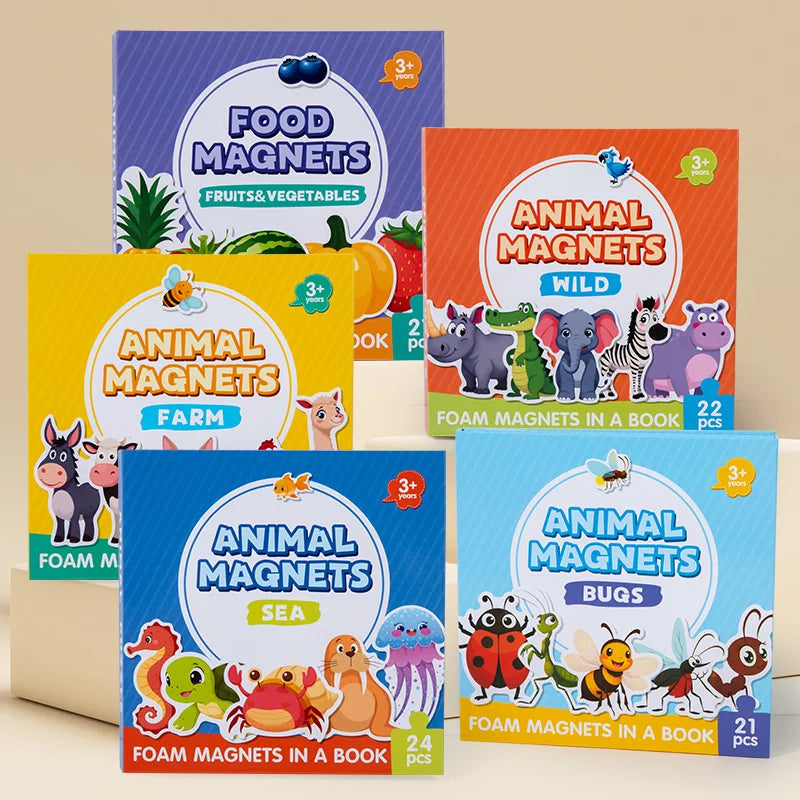 Magnetic Cognitive Puzzle Book Clip for Children's Fine Motor Skills and Imaginative Play