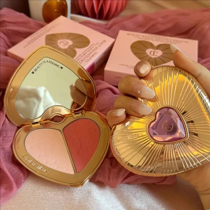 Dual-Color Blush and Concealer Cushion - Brightening & Moisturizing Face Makeup